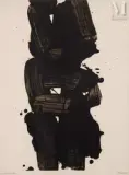 Lithographie n°25 by Pierre Soulages, 1969, Lithographie sur vélin d'Arches, épreuve d'artiste, sold Sep 2011