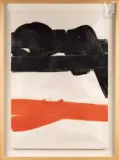Lithographie n°27 by Pierre Soulages, 1969, Lithographie en couleurs sur vélin d'Arches, épreuve, sold Sep 2011