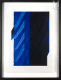 Sérigraphie n°19 by Pierre Soulages, 1989, Sérigraphie en couleurs sur velin, épreuve, sold Sep 2011