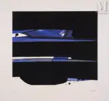 Sérigraphie n°20 by Pierre Soulages, 1991, Sérigraphie en couleurs sur vélin, épreuve, sold Sep 2011