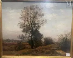 Paysage by Louis Aimé Japy, Huile sur panneau, sold Sep 2011