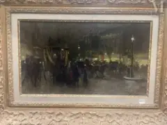 Vue de Paris by Mariano Alonzo-Perez, Huile sur toile, sold Sep 2011