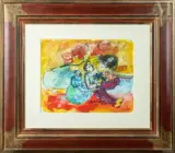 Sans titre by Raya Sorkine, 1989, Aquarelle et crayon sur papier, sold Jul 2011