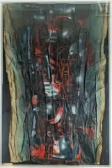 Sans titre by Ladislas Kijno, 1975, Acrylique et glycéro spray sur toile, sold Jul 2011
