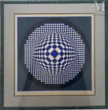 Sans titre by Victor Vasarely, Sérigraphie en couleurs, épreuve, sold Jul 2011