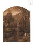 Bédouins dans un paysage by Vincent Courdouan, Crayon et rehauts de gouache blanche, sold Jul 2011