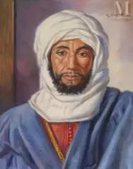 Mokhazni de Boulemane, Maroc by Louis Endres, Huile sur toile d'origine, sold Jul 2011