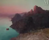 La côte algéroise by Eugène Deshayes, Huile sur toile d'origine, sold Jul 2011