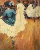 French Cancan by Ludovic Rodo Pissarro, 1902, Huile sur toile d'origine, sold Mar 2010