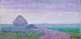 La plaine, Etude à Perigny by Gustave Cariot, Huile sur panneau une planche non parqueté, sold Mar 2010