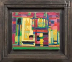 Le Golfe du Morbihan by Alfred Manessier, 1945, Huile sur toile, sold Mar 2010