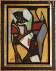 Sans titre by Jean-Michel Atlan, 1956, Huile sur toile, sold Mar 2010