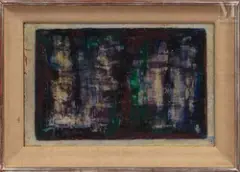 N°28b-1962 Petit tombeau by Anna-Eva Bergman, 1962, Tempera et feuille de métal sur panneau, sold Mar 2010