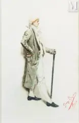 Un gentilhomme by Giuseppe Signorini, Aquarelle, sold Oct 2026