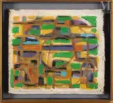 Composition by Alfred Manessier, 1948, Huile sur toile, sold Jun 2026