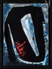 Interrogation by André Bloc, 1959, Huile sur toile, sold Jun 2026