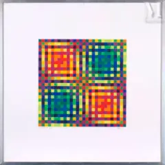 Serie 34 n°5-13 13-5 by Julio Le Parc, Collage sur papier, sold Jun 2026