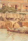Débarcadère en Indochine by René Bassouls, Aquarelle sur papier, sold Jun 2026
