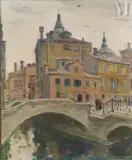 Venise by Armand Assus, Huile sur toile, sold Dec 2025