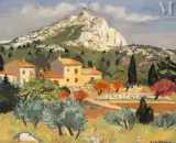 Campagne d'Aix en Provence by Yves Brayer, 1977, Huile sur toile d'origine, sold Dec 2025