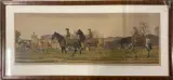 Jockey à l'entrainement devant le Château de Chantilly by Maurice Taquoy, 1912, Lithographie en couleur, sold Dec 2025