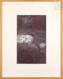 Composition by Key Sato, 1973, Gouache sur papier, sold Nov 2025