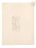 The Garden of Loneliness (1945) by Leon Kelly, Crayon sur papier, sold Nov 2025