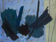 Sans titre by Henri Goetz, 1958, Pastel, sold Nov 2025
