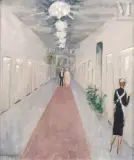 Shepheard's Hotel, Le Caire (1928) by Kees van Dongen, Huile sur toile d'origine, sold Nov 2025