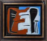 Sans titre n°357 by Gérard Ernest Schneider, 1948, Huile sur toile, sold Nov 2025