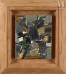 Sans titre by Oscar Gauthier, Huile sur toile, sold Nov 2025