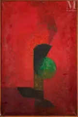 Pactole by Joseph Lacasse, 1955, Huile sur toile, sold Nov 2025