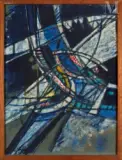 Composition, circa 1960 by Georges Collignon, Huile sur toile, sold Nov 2025