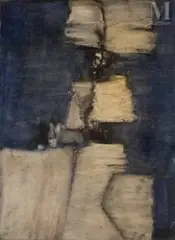 Sans titre, circa 1960 by Léon Zack, Huile sur toile, sold Nov 2025