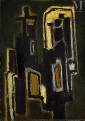 Sans titre by Léon Zack, 1950, Huile sur toile, sold Nov 2025