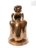 La Menina II, hommage à Rafael Alberti by Miguel Ortiz Berrocal, 1973, Bronze, sculpture démontable composée de, sold Nov 2025