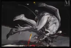 Trébuchement Fig. II by Vladimir Veličković, 1979, Huile sur toile, sold Nov 2025