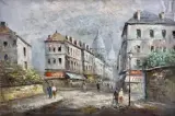 Paris - Montmartre - Le Sacré Coeur by Caroline C. Burnett, Huile sur toile, sold Nov 2025