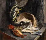 Nature morte aux poissons by Pierre Wolkonsky, Huile sur toile, sold Nov 2025