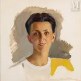 Portrait de l'épouse de l'artiste, Anna Stepanovna Sorine by Savely Abramovich Sorine, Huile sur toile, sold Nov 2025
