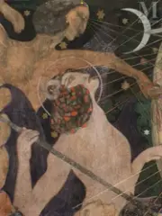 Odalisque by Vladimir Polunin, Huile sur toile double face, sold Nov 2025