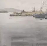 Le port de Venise by Dimitri Bouchène, Pastel sur papier, sold Nov 2025