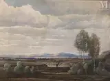 Le coude du fleuve by Paul Frédéric Léo Coulon, Aquarelle, sold Nov 2025