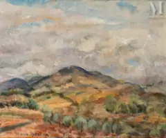 Paysage de Provence by Marie Sperling, Huile sur toile, sold Oct 2025