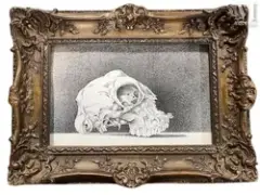Objet trouvé dans la vallée de l'Ozerain 1979 by Virgil Burnett, Estampe, sold Sep 2025