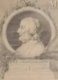Portrait présumé de profil gauche de Languet de Gergy by Augustin de Saint-Aubin, Crayon noir et estompe, sold Sep 2025