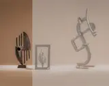 Timo by Abou Traoré, Bronze à la cire perdue, socle en bois, sold Apr 2018