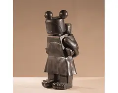 Piggyback by Neill Wright, 2014, Bronze, sold Apr 2018