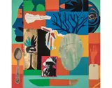 Footnotes by António Olé, 2009, Collage et lithographie sur papier, sold Apr 2018