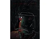 Smoking Zone by Norman Catherine, 2001, Pastel gras et peinture à l'huile sur papier, sold Apr 2018